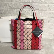 Issey Miyake Prism Stripe-color Tote Pink