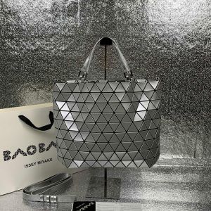 Issey Miyake Crystal Handbag Silver