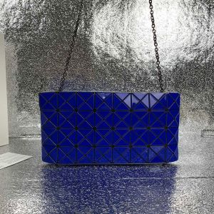 Issey Miyake Prism Chain Clutch Blue