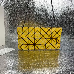 Issey Miyake Prism Chain Clutch Yellow