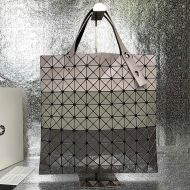 Issey Miyake Prism Tri-color Tote Grey