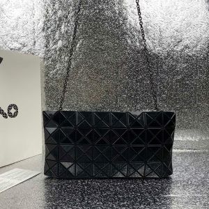 Issey Miyake Prism Chain Clutch Black