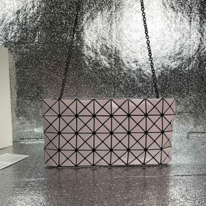 Issey Miyake Prism Chain Clutch Light Pink