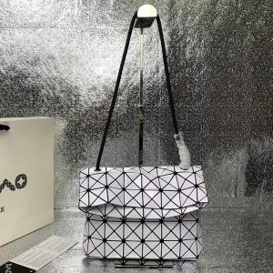 Issey Miyake Prism Shoulder Bag White